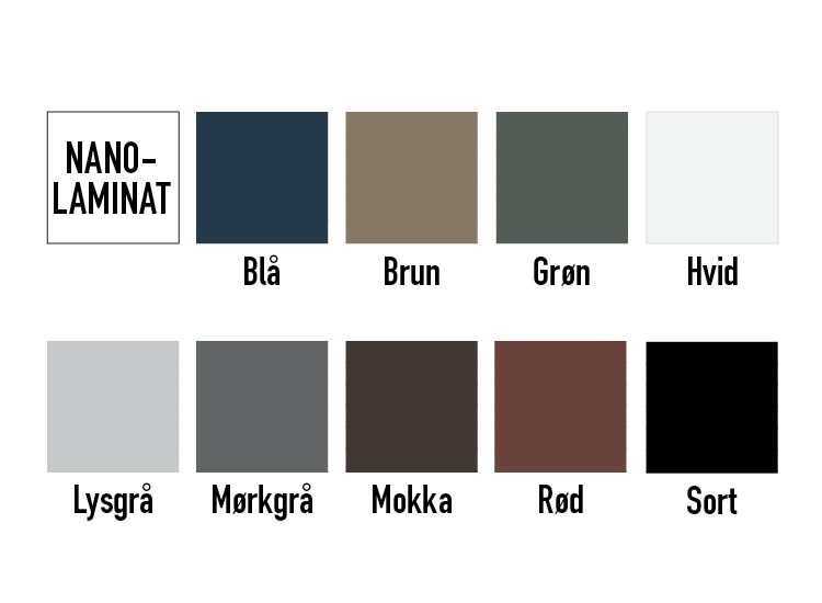 Katrine nanolaminat sofabord med egetræsben