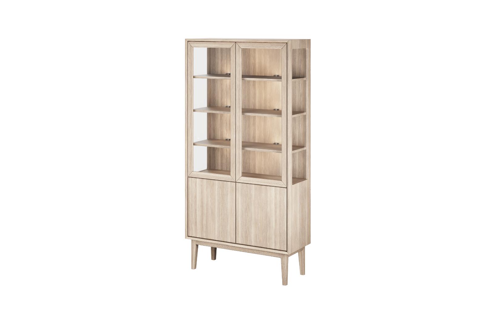 Broholm vitrineskab - Beige