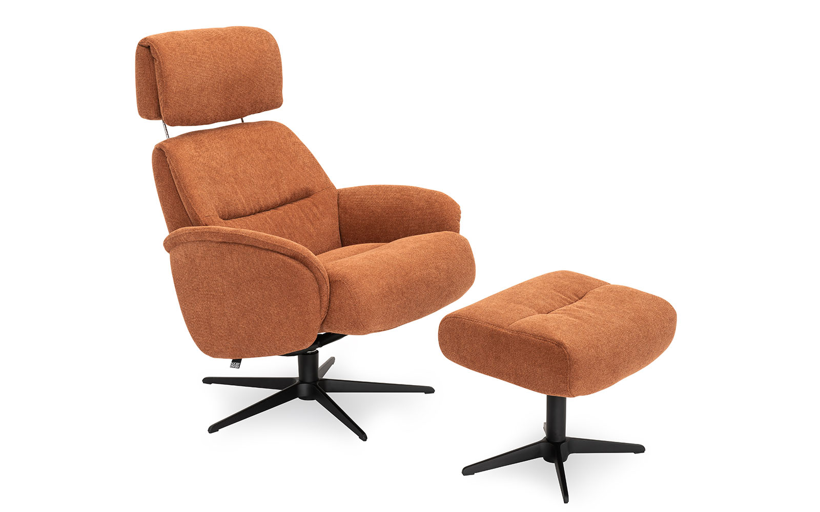 Grosseto lænestol og fodskammel