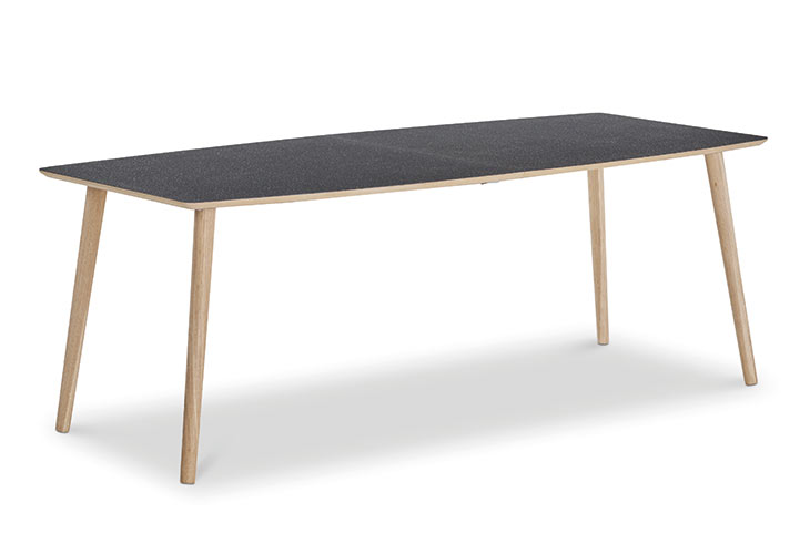 U-Design bådformet spisebord